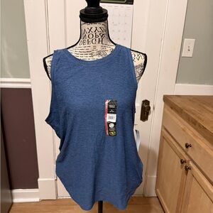 Athletic Works Women's Blue Tank Top Size Medium
